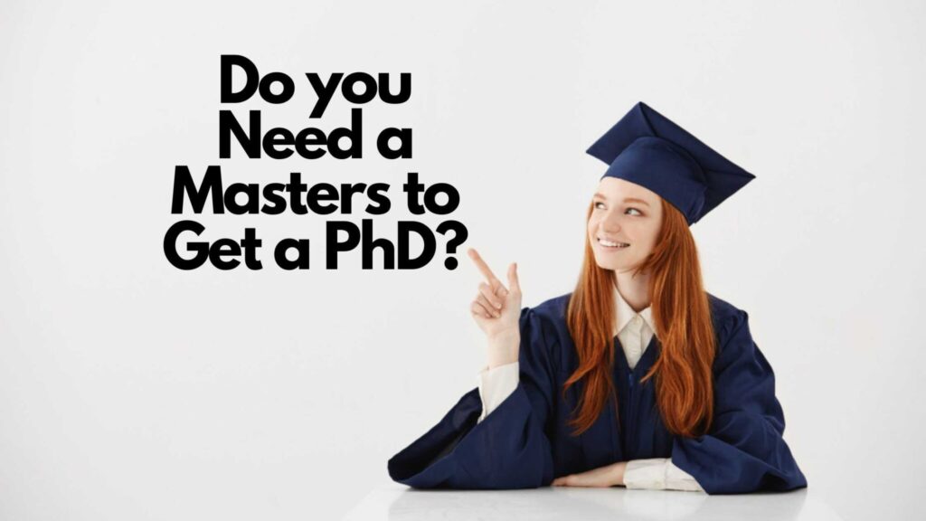should you get a masters before a phd