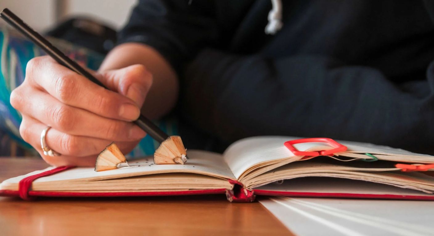 crop-woman-writing-notepad