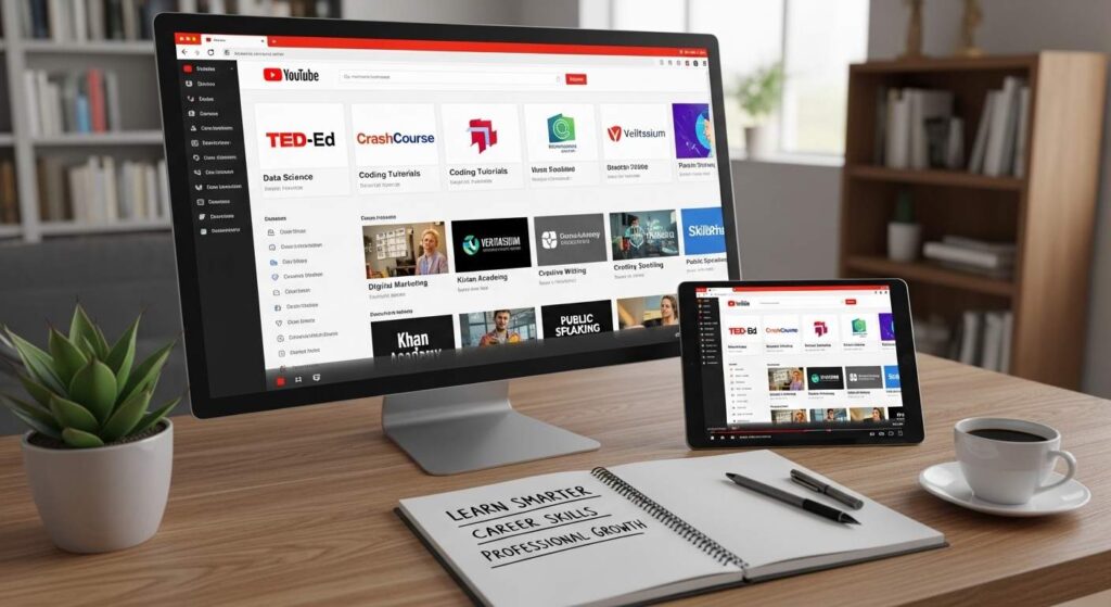 best educational YouTube channels for adults